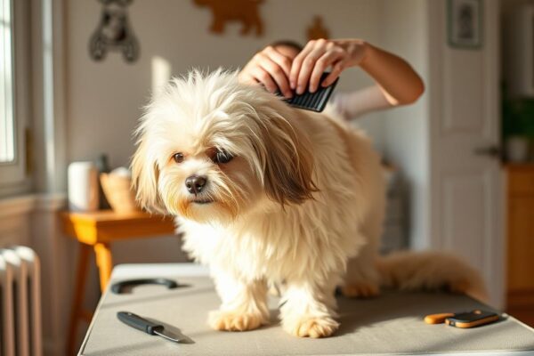 How to groom a dog at home without professional tools